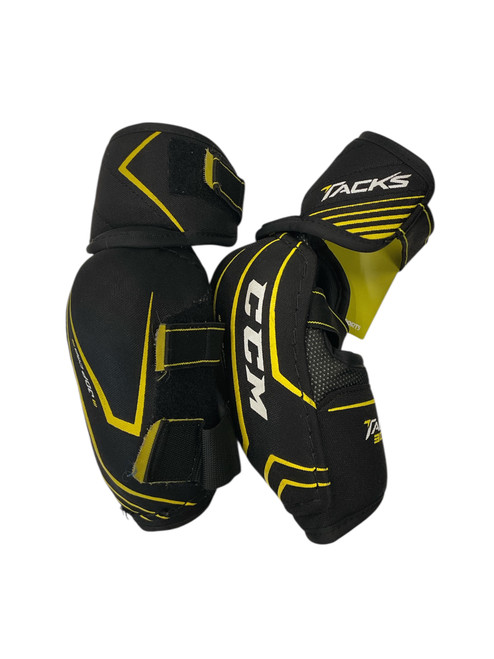 Vist Large View of Product Image Which is Used CCM TACKS Junior Elbow Pads LG