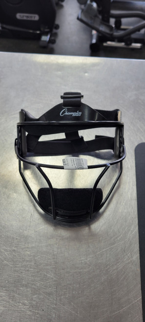 Vist Large View of Product Image Which is Used Champion Sports FACE MASK BB/SB Fielders Mask Black One Size
