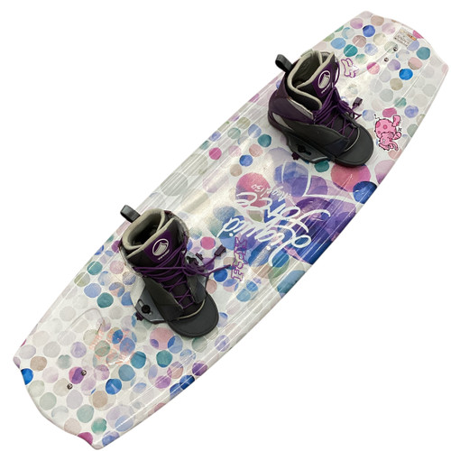 Vist Large View of Product Image Which is Used Liquid Force ANGEL Wakeboard White 135 cm
