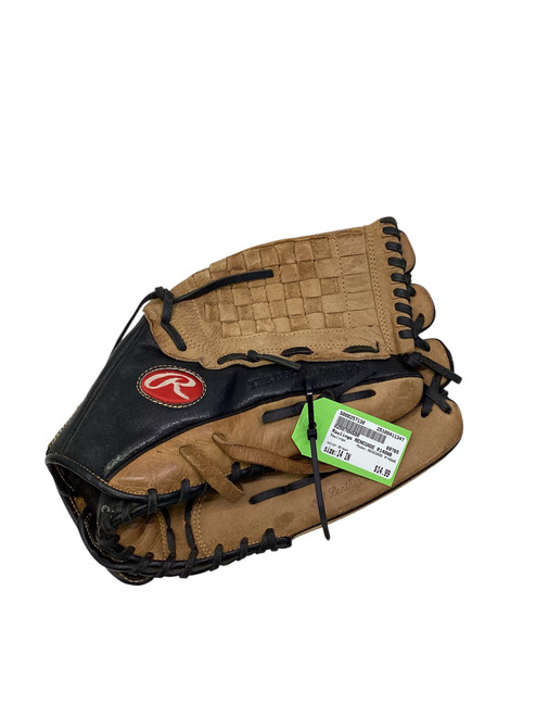 Vist Large View of Product Image Which is Used Rawlings RENEGADE R140WB BB/SB Glove RH Throw Brown 14"