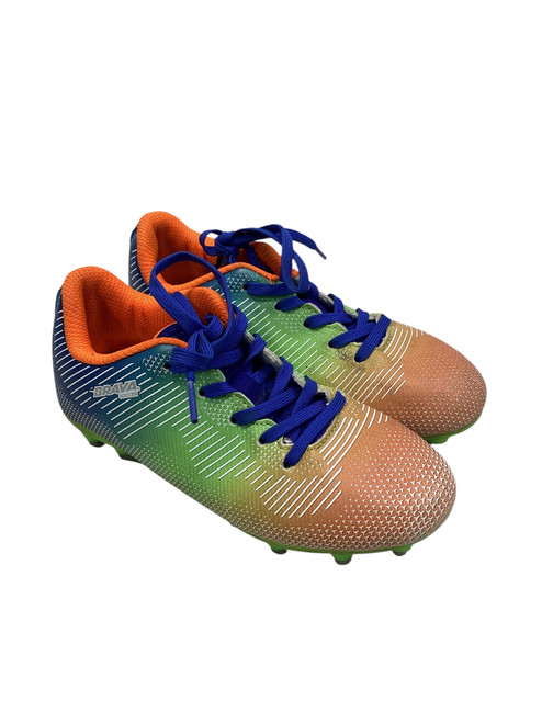 Vist Large View of Product Image Which is Used Brava Soccer Cleats Orange Junior 01.5