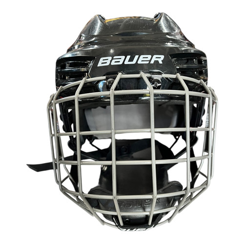 Vist Large View of Product Image Which is Used Bauer IMS 5.0 S Helmet Cage Combo Black SM