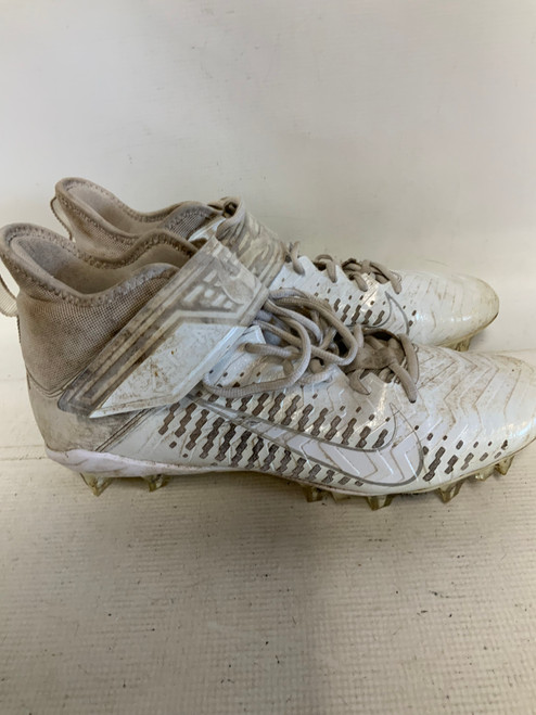 Vist Large View of Product Image Which is Used Nike Adult FB Cleats White Senior 11.5