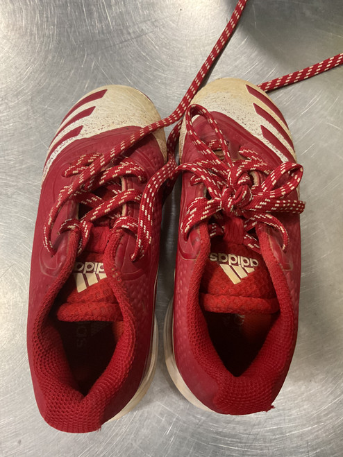 Vist Large View of Product Image Which is Used Adidas CLEATS BB/SB Cleats Red Youth 12.0