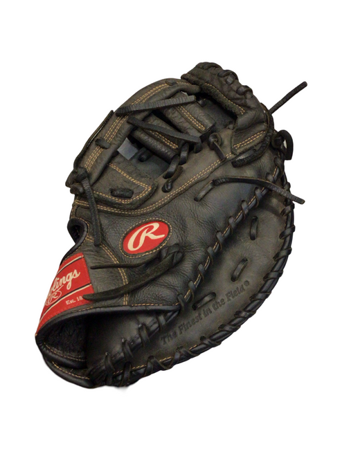 Vist Large View of Product Image Which is Used Rawlings RENEGADE BB/SB First Base RH Throw Black 12 1/2"