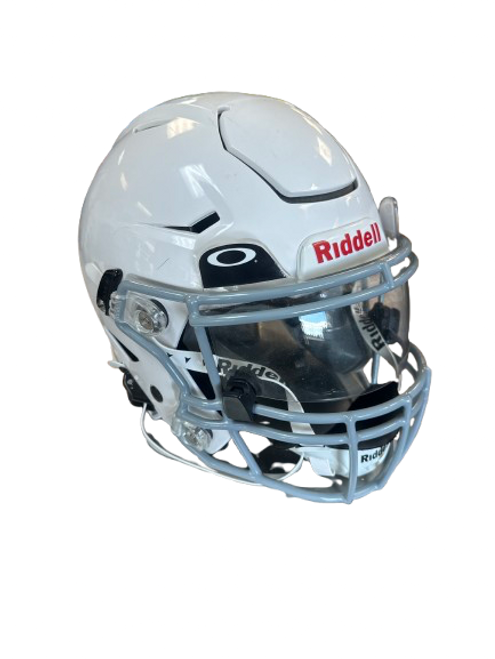 Vist Large View of Product Image Which is Used Riddell SPEED FLEX FB Helmet White MD