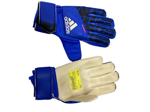 Vist Large View of Product Image Which is Used Adidas ACE FS JUNIOR Soccer Goalie Gloves Royal Blue 7