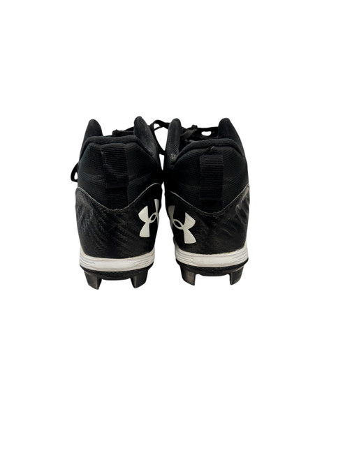 Vist Large View of Product Image Which is Used Under Armour AUTHENTIC CLEATS BB/SB Cleats Black Junior 03.5