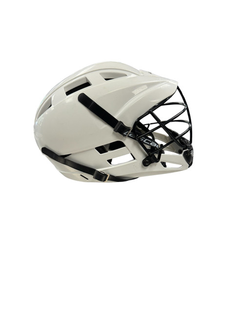 Vist Large View of Product Image Which is Used Cascade CS Lacrosse Helmet White One Size