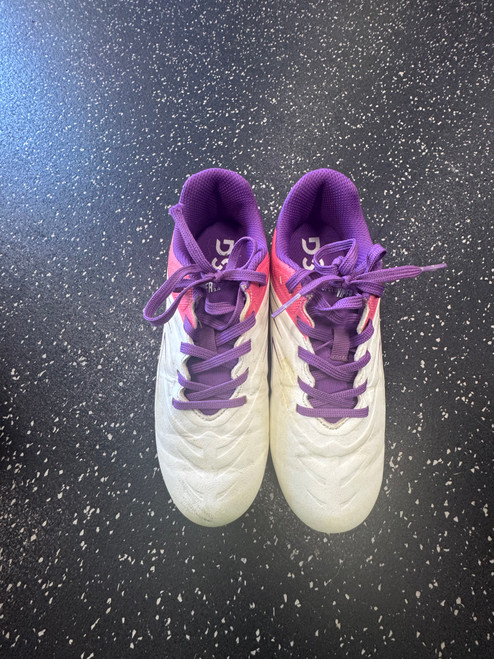 Vist Large View of Product Image Which is Used DSG Soccer Cleats Purple Junior 03