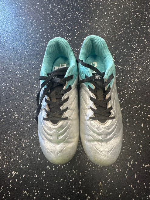 Vist Large View of Product Image Which is Used DSG Soccer Cleats Silver Junior 03