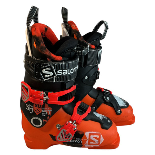 Vist Large View of Product Image Which is Used Salomon GHOST 90 Mens DH Ski Boot Orange 245 MP - M06.5 - W07.5