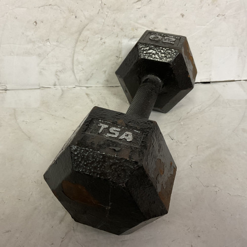 Vist Large View of Product Image Which is Used Hex Dumbbell Grey 20 lb