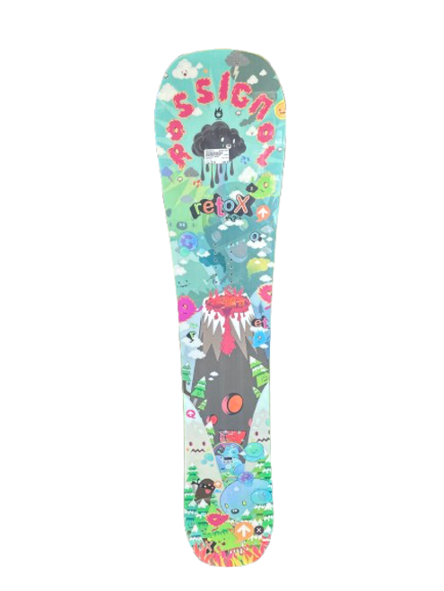 Vist Large View of Product Image Which is Used Rossignol RETOX Womens Snowboard Only Teal 153 cm
