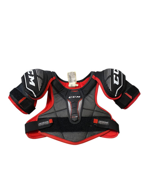 Vist Large View of Product Image Which is Used CCM FT 350 Junior Shoulder Pads MD