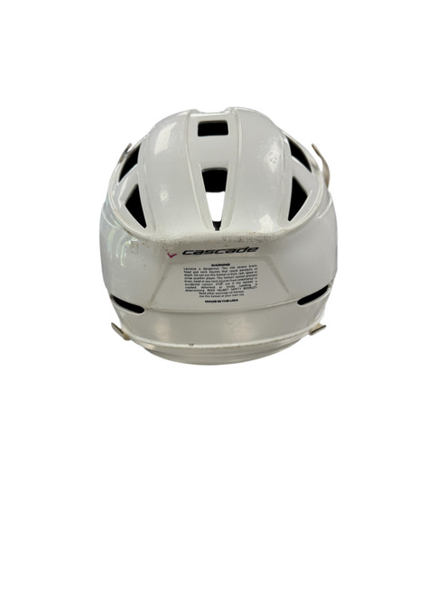 Vist Large View of Product Image Which is Used Cascade CPVR Lacrosse Helmet White One Size