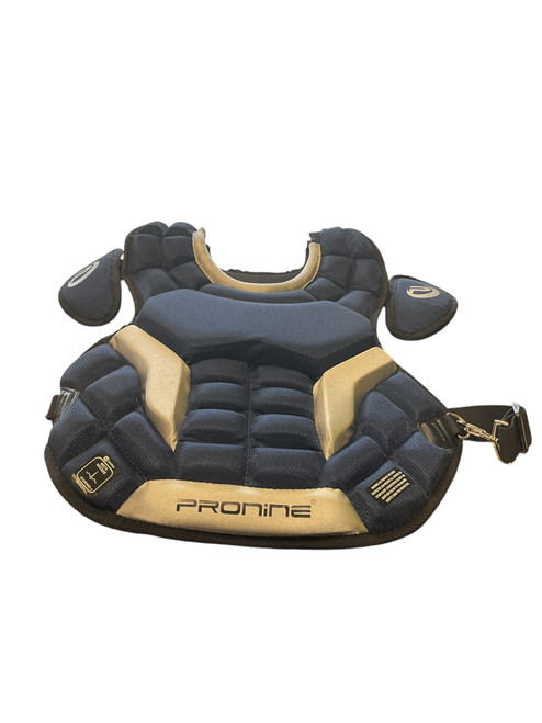 Vist Large View of Product Image Which is Pro 9 ACP Catchers Chest Protector Navy Blue Youth