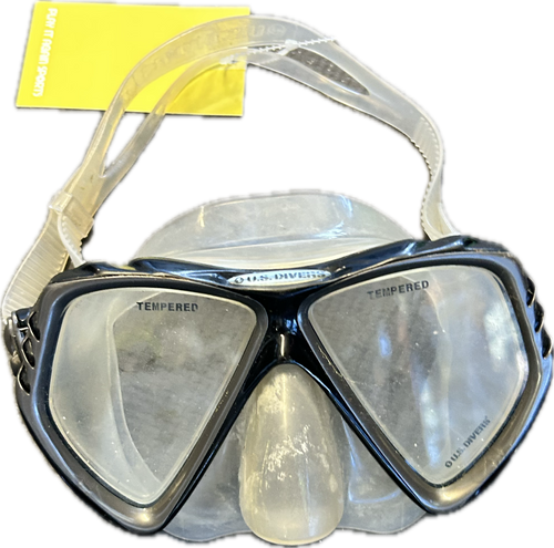 Vist Large View of Product Image Which is Used US Divers Underwater Mask Grey