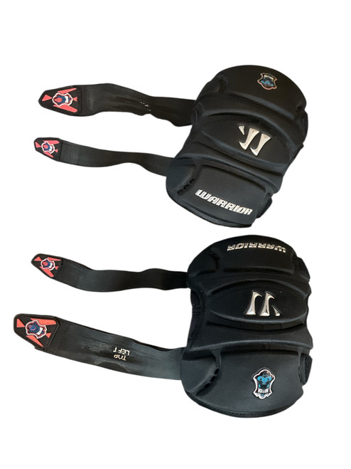 Vist Large View of Product Image Which is Used Warrior NATION Lacrosse Arm Pads/Guards Black MD