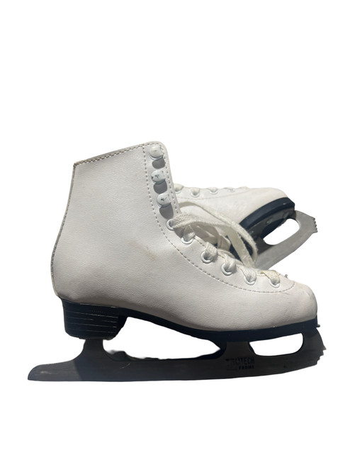 Vist Large View of Product Image Which is Used SKATES Girls Figure Skate White Youth 12.0