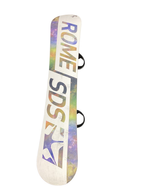 Vist Large View of Product Image Which is Used Rome SDS Mens Snowboard White 155 cm