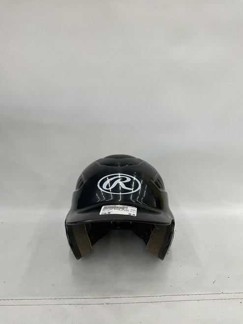 Vist Large View of Product Image Which is Used Rawlings BLACK HELMET Batting Helmet No Mask Black MD