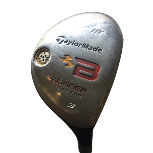 Used Taylormade BURNER RESCUE Mens Hybrid Club RH 3 Hybrid Vist Large View of Product Image Which is Used Taylormade BURNER RESCUE Mens Hybrid Club RH 3 Hybrid