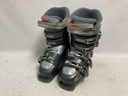 Vist Large View of Product Image Which is Used Nordica OLYMPIA EM8 Womens DH Ski Boot Grey 245 MP - M06.5 - W07.5