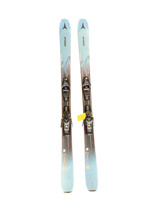 Vist Large View of Product Image Which is Used Atomic MAVERICK 86C Mens DH Ski/Binding Navy Blue 169 cm