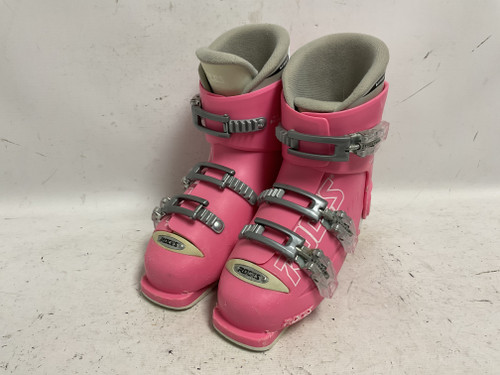 Vist Large View of Product Image Which is Used Roces 6 IN 1 225-255 Girls DH Ski Boot Pink 255 MP - M07.5 - W08.5