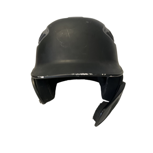Vist Large View of Product Image Which is Used Rawlings BATTING HELMET R16S-REVB W C-FLAP Batting Helmet No Mask Black MD