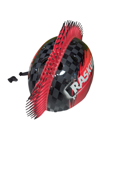 Vist Large View of Product Image Which is Used RASKULLZA Bike Helmet Red One Size