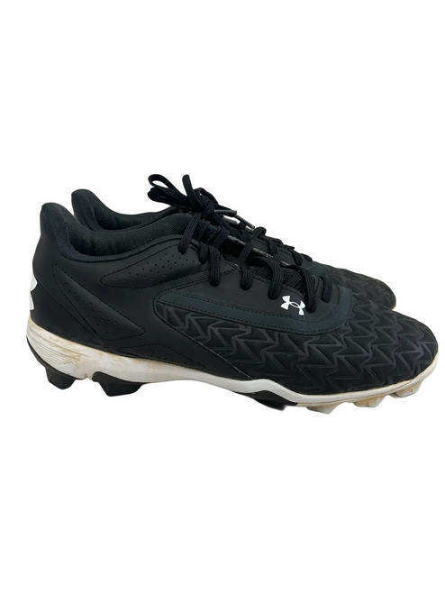 Vist Large View of Product Image Which is Used Under Armour Leadoff Low Mens 10 Baseball Cleats Black  
