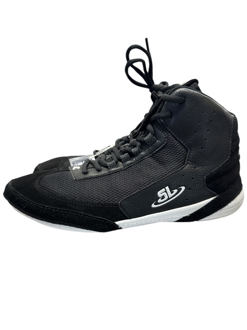 Vist Large View of Product Image Which is Used Wrestling Shoes Black Senior 10.5