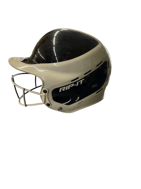 Vist Large View of Product Image Which is Used RIP-IT HELMET Batting Helmet w/Mask Black MD