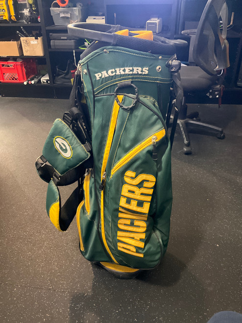 Vist Large View of Product Image Which is Used NFL PACKERS Mens Stand Bag Green