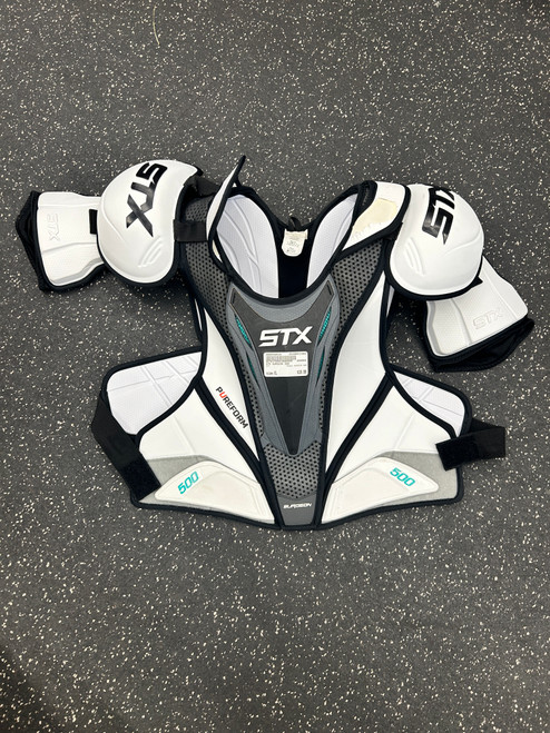 Vist Large View of Product Image Which is Used STX SURGEON 500 Senior Shoulder Pads XL