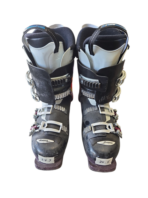 Vist Large View of Product Image Which is Used Nordica SP 75 SPORT MACHINE Womens DH Ski Boot Purple 245 MP - M06.5 - W07.5