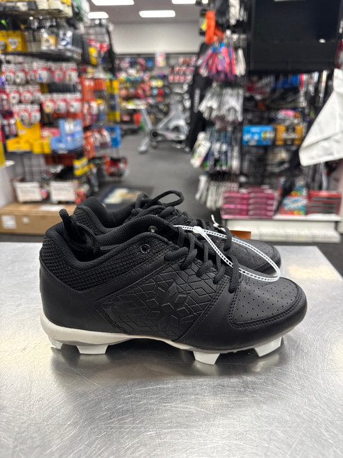 Vist Large View of Product Image Which is New RIP-IT RINGOR BB/SB Cleats Black Junior 03.5