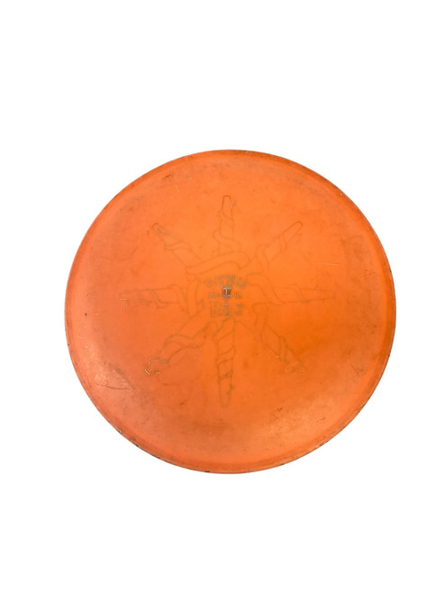 Vist Large View of Product Image Which is Used Innova DX MIDRANGE Disc Golf Mid Range Orange 168g