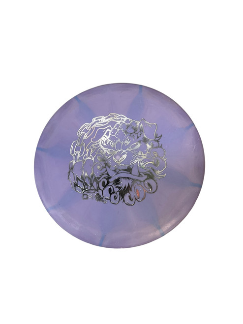 Vist Large View of Product Image Which is Used Westside GATEKEEPER Disc Golf Mid Range Purple 180g