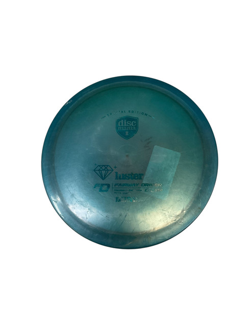 Vist Large View of Product Image Which is Used Discmania C LINE LUSTER Disc Golf Driver Royal Blue 174g