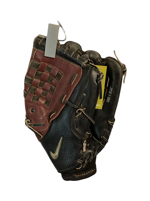 Vist Large View of Product Image Which is Used Nike ATHENA RH Throw Fastpitch Gloves Black 13"
