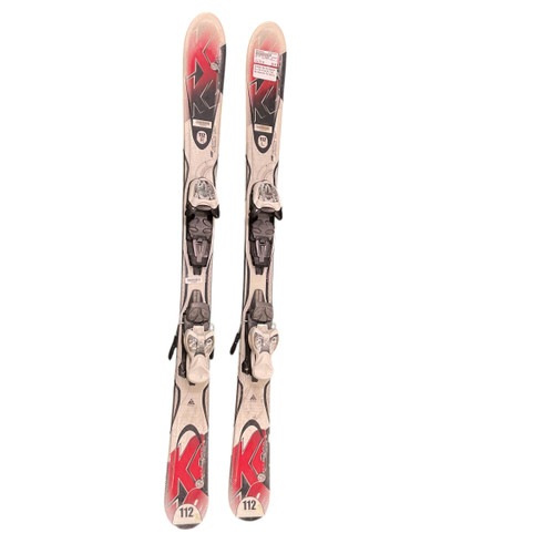 Used K2 AMP 112 MARKER 4.5 Boys DH Ski/Binding Red 112 cm 11813-S000333484 Vist Large View of Product Image Which is Used K2 AMP 112 MARKER 4.5 Boys DH Ski/Binding Red 112 cm