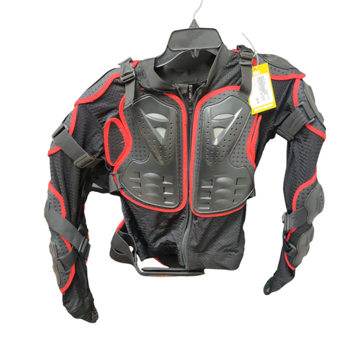 Vist Large View of Product Image Which is Used RIDEBIKER CHEST PROTECTOR Mens Black Medium