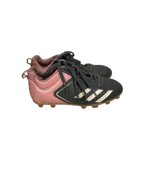 Vist Large View of Product Image Which is Used Adidas Soccer Cleats Pink Youth 12.0