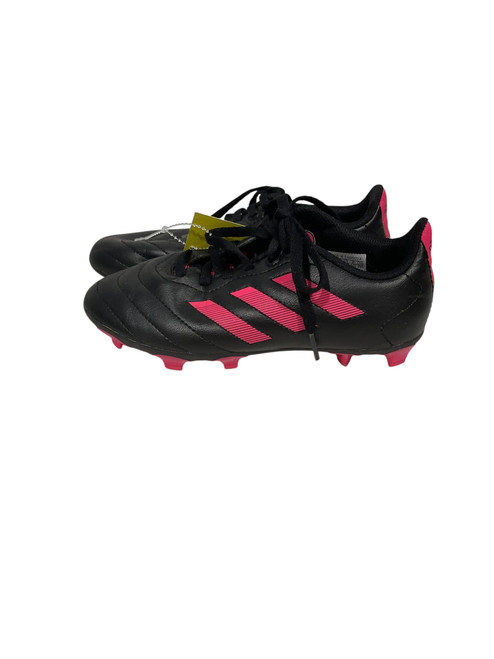 Vist Large View of Product Image Which is Used Adidas Soccer Cleats Pink Junior 01.5
