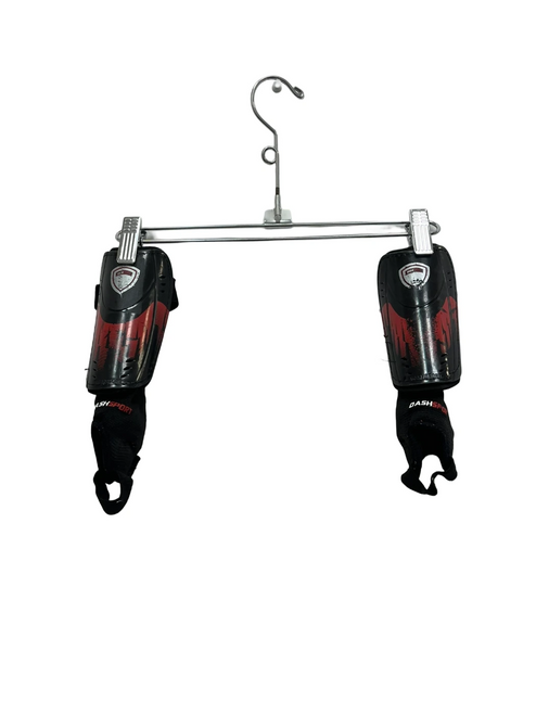 Vist Large View of Product Image Which is Used Dashsport Yth XS Black Soccer Shin Guards
