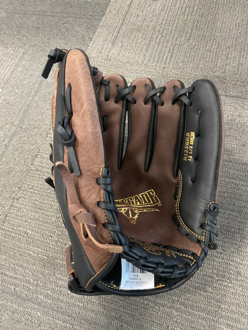 Vist Large View of Product Image Which is Used Rawlings 12.5 INCH GLOVE BB/SB Glove RH Throw Brown 12 1/2"
