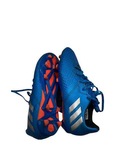 Vist Large View of Product Image Which is Used Adidas Soccer Cleats Royal Blue Youth 12.5